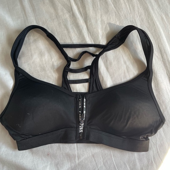 Victoria Secret PINK Sports Bra with Front Zipper - Size S - Picture 2 of 4